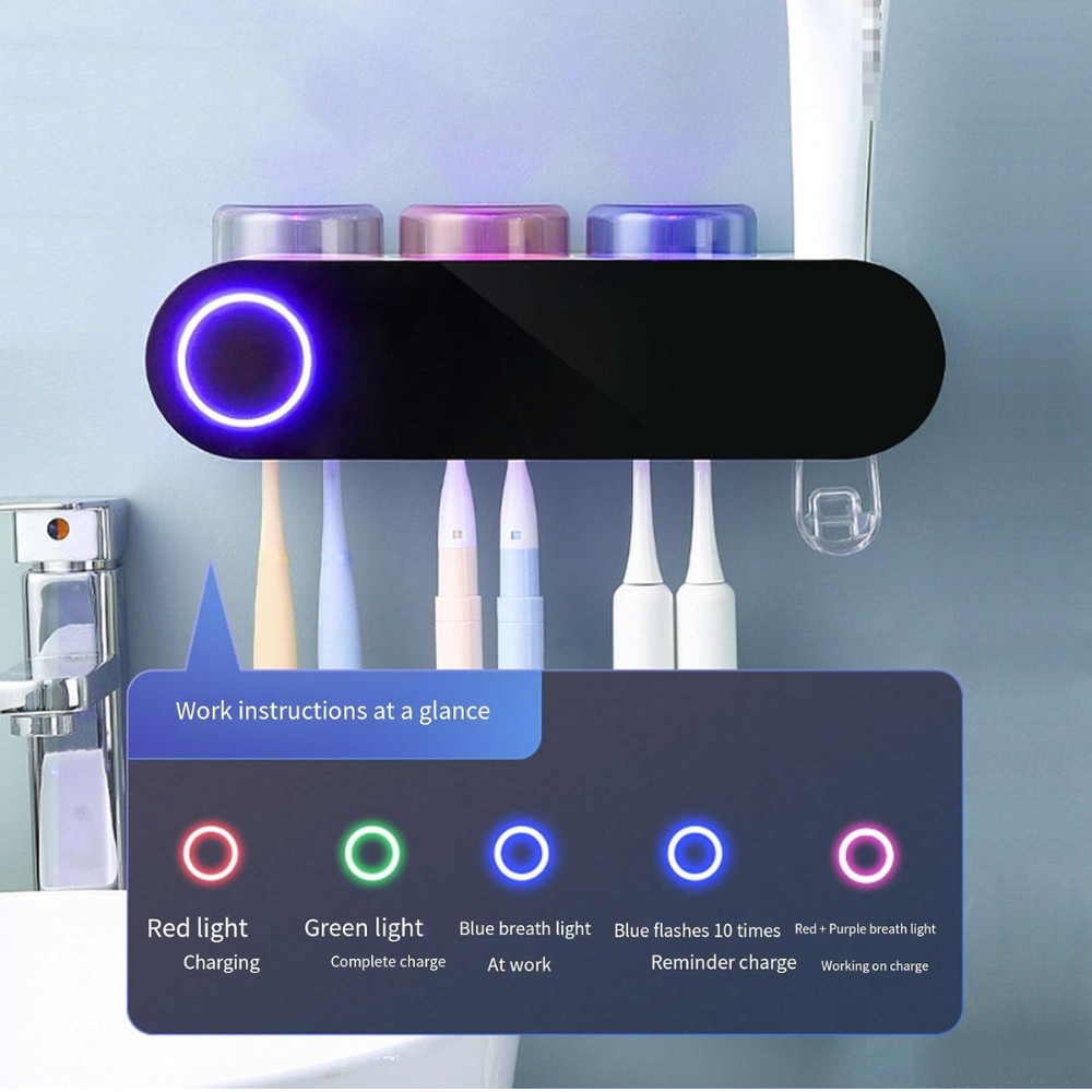 Organizador dental UV Fácil Instalación