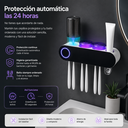Organizador dental UV Fácil Instalación