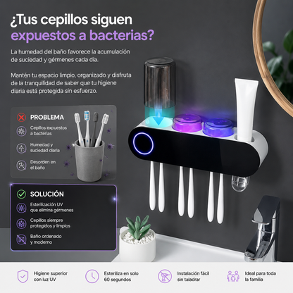 Organizador dental UV Fácil Instalación